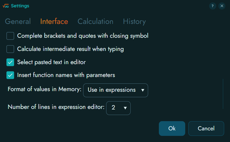 Interface Settings 3